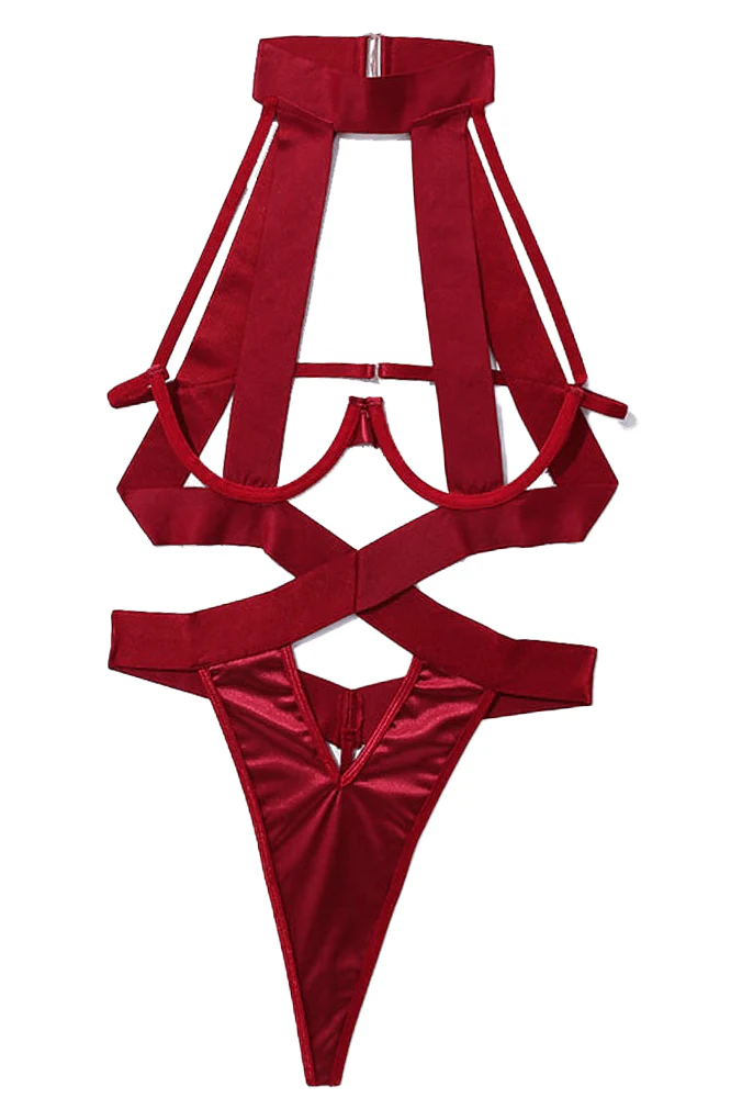 Bandage Lingerie Bodysuit - Image 15