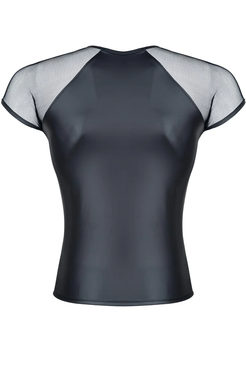 Black Mesh Shirt - Image 3