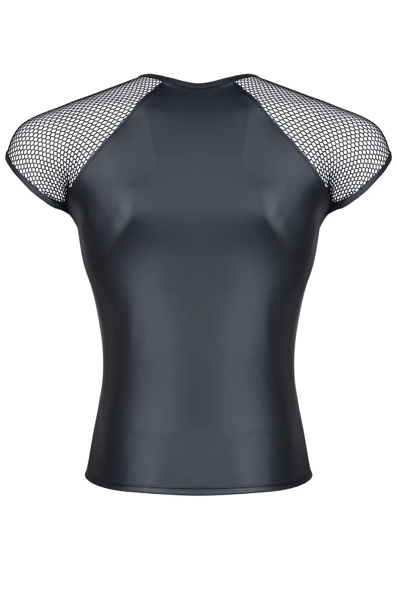 Black Net T-Shirt - Image 4