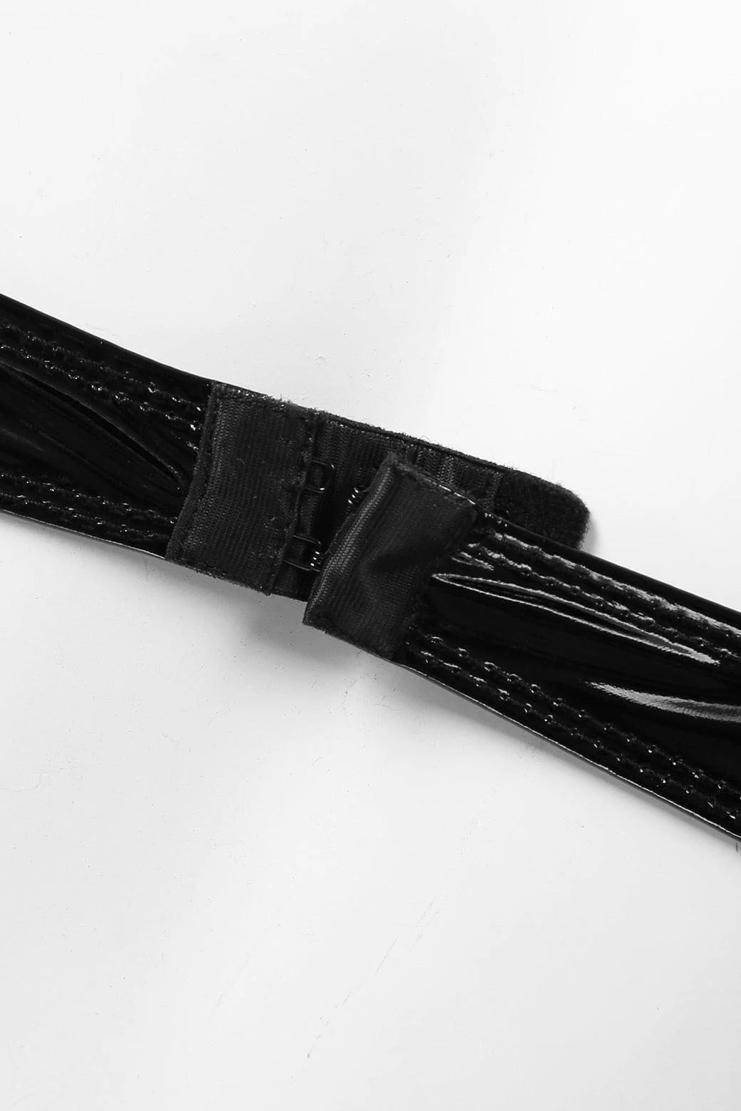 Crop Top Wet Look Patent Top - Image 6