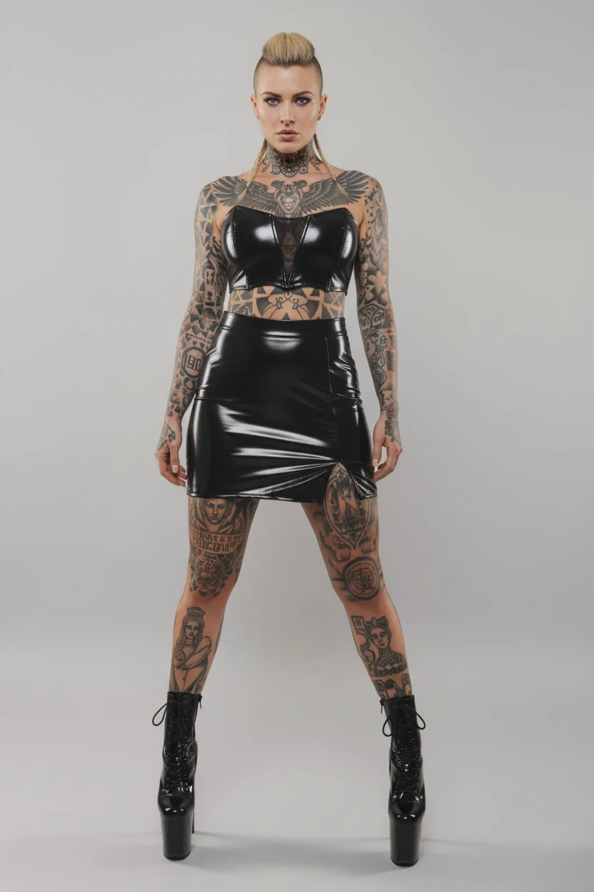 Deco Cutout Skirt