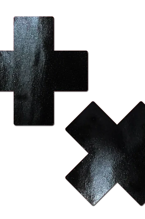 Glitter Cross Nipple Pasties - Plus X - Image 17