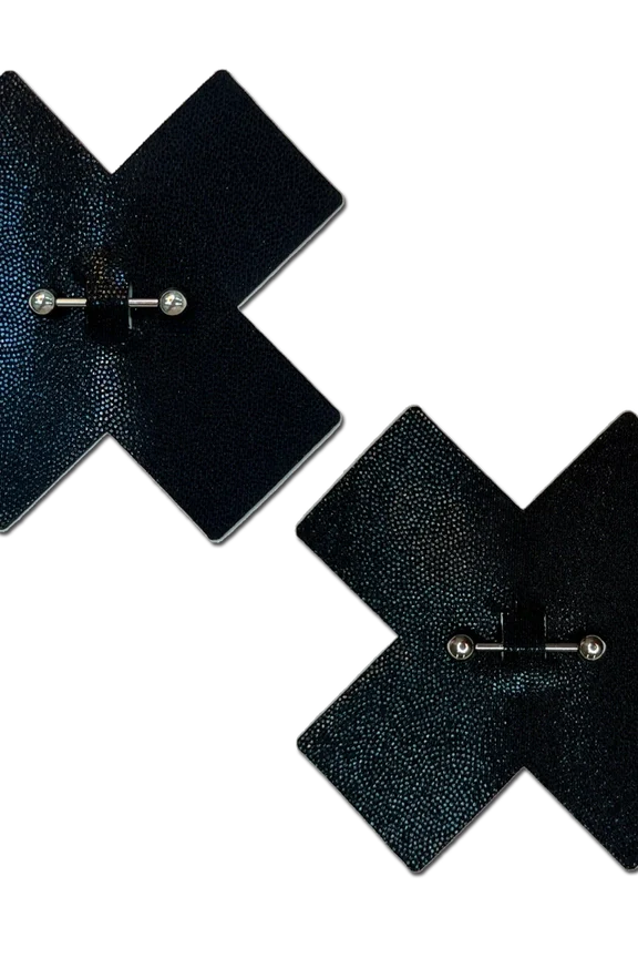 Glitter Cross Nipple Pasties - Plus X - Image 20