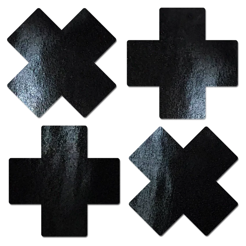 Glitter Cross Nipple Pasties - Plus X - Image 23