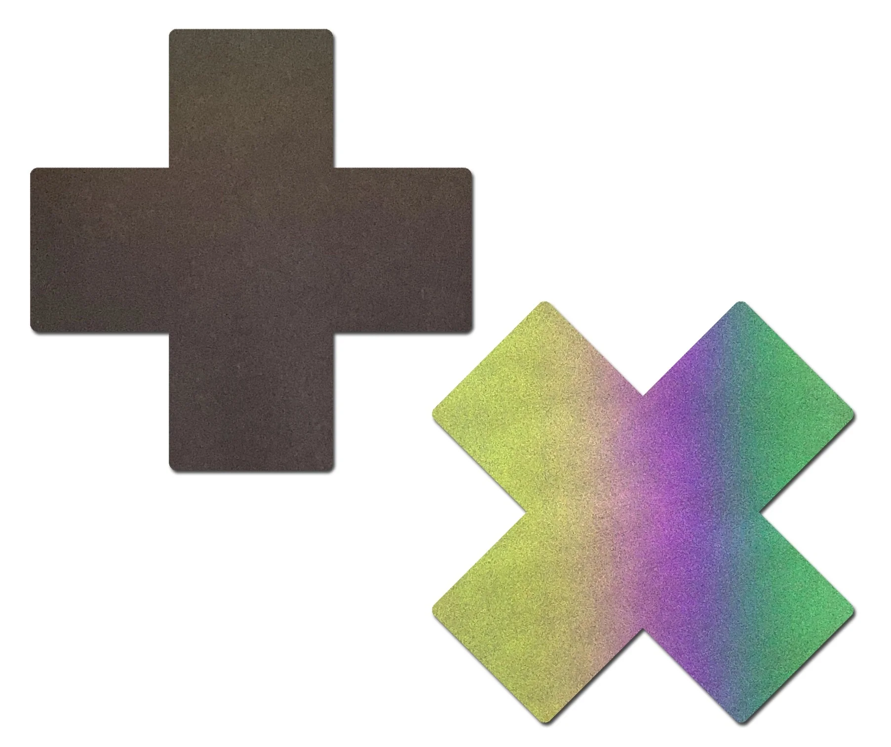 Glitter Cross Nipple Pasties - Plus X - Image 24