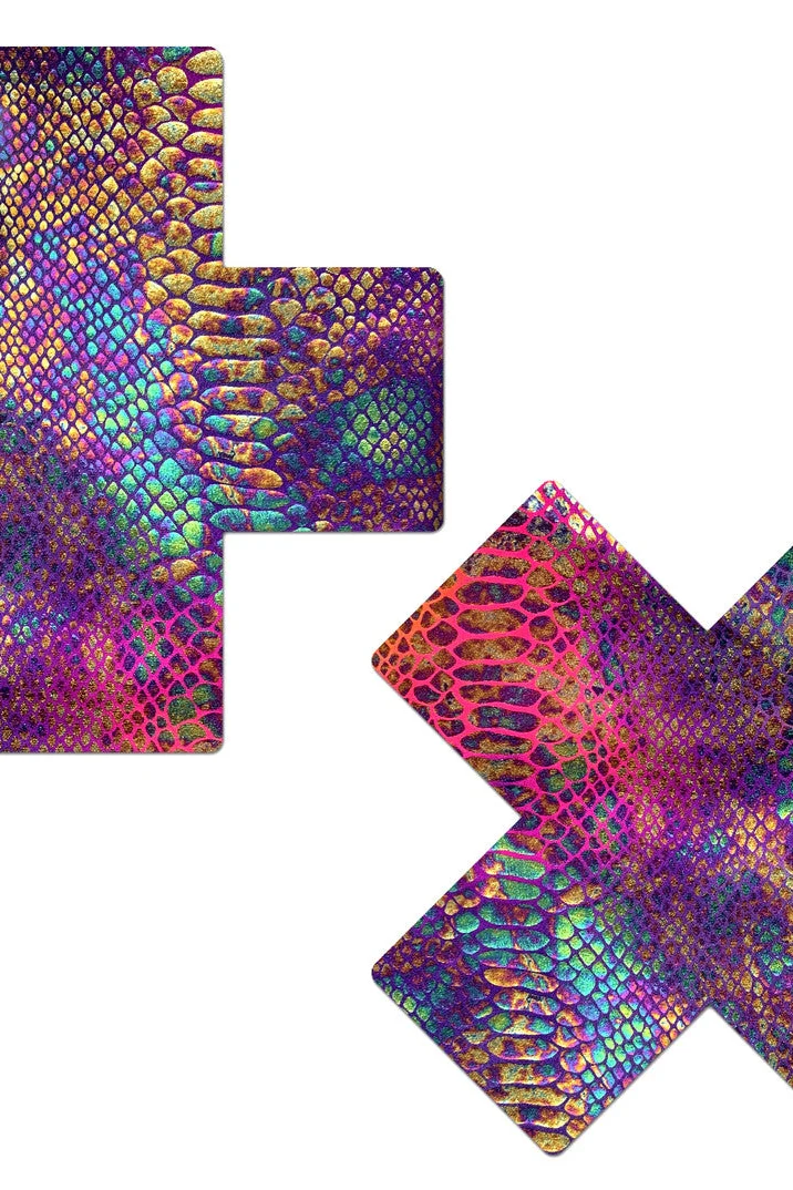 Glitter Cross Nipple Pasties - Plus X - Image 5