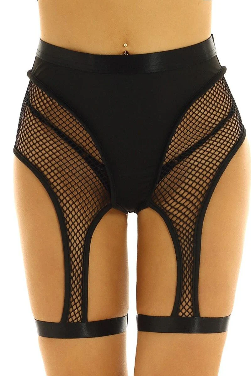 High Waist Fishnet Legging - Image 4