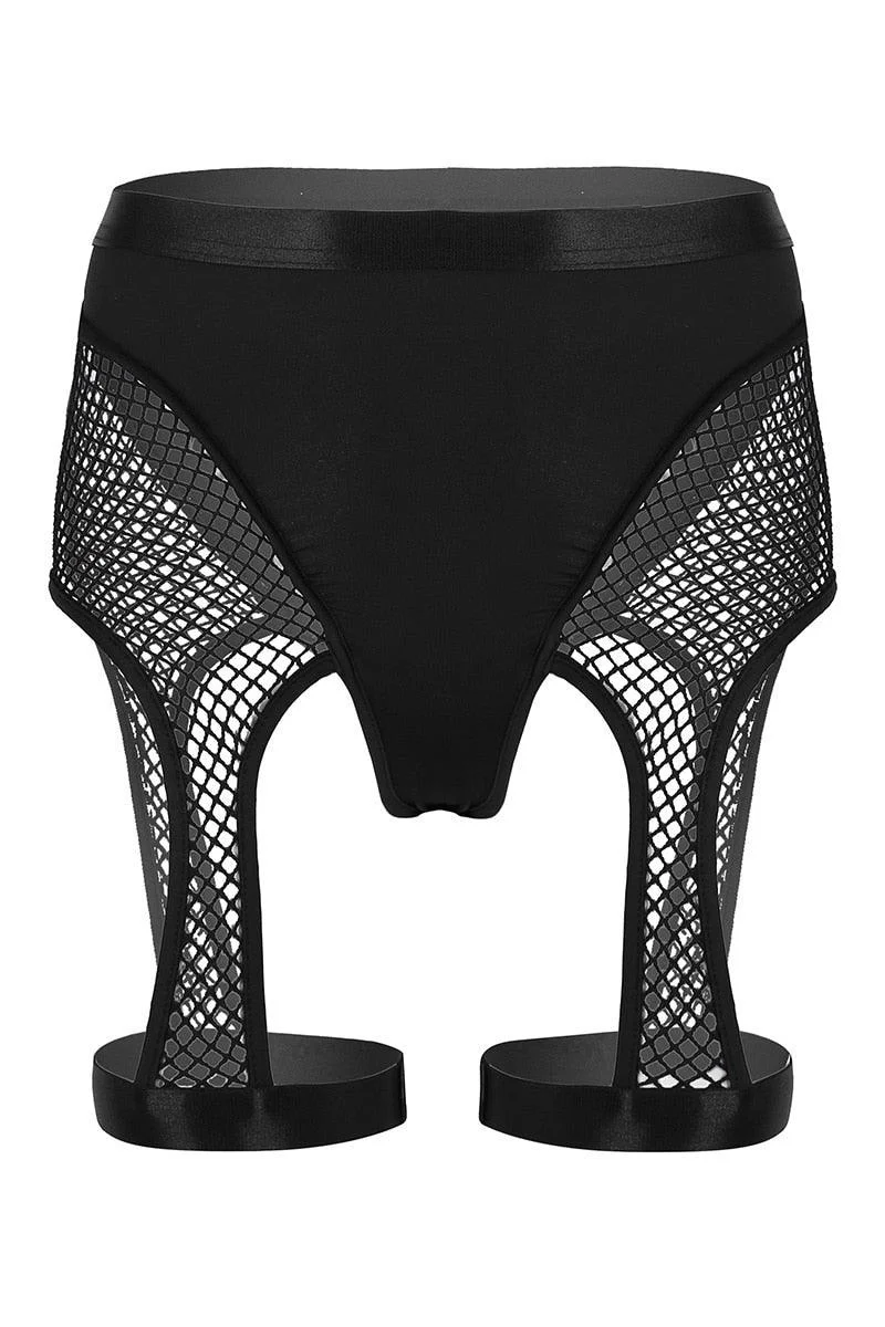 High Waist Fishnet Legging - Image 7