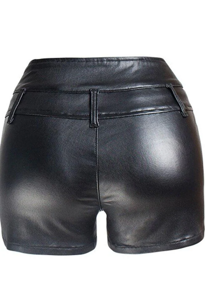 High Waist Solid Short - Image 5
