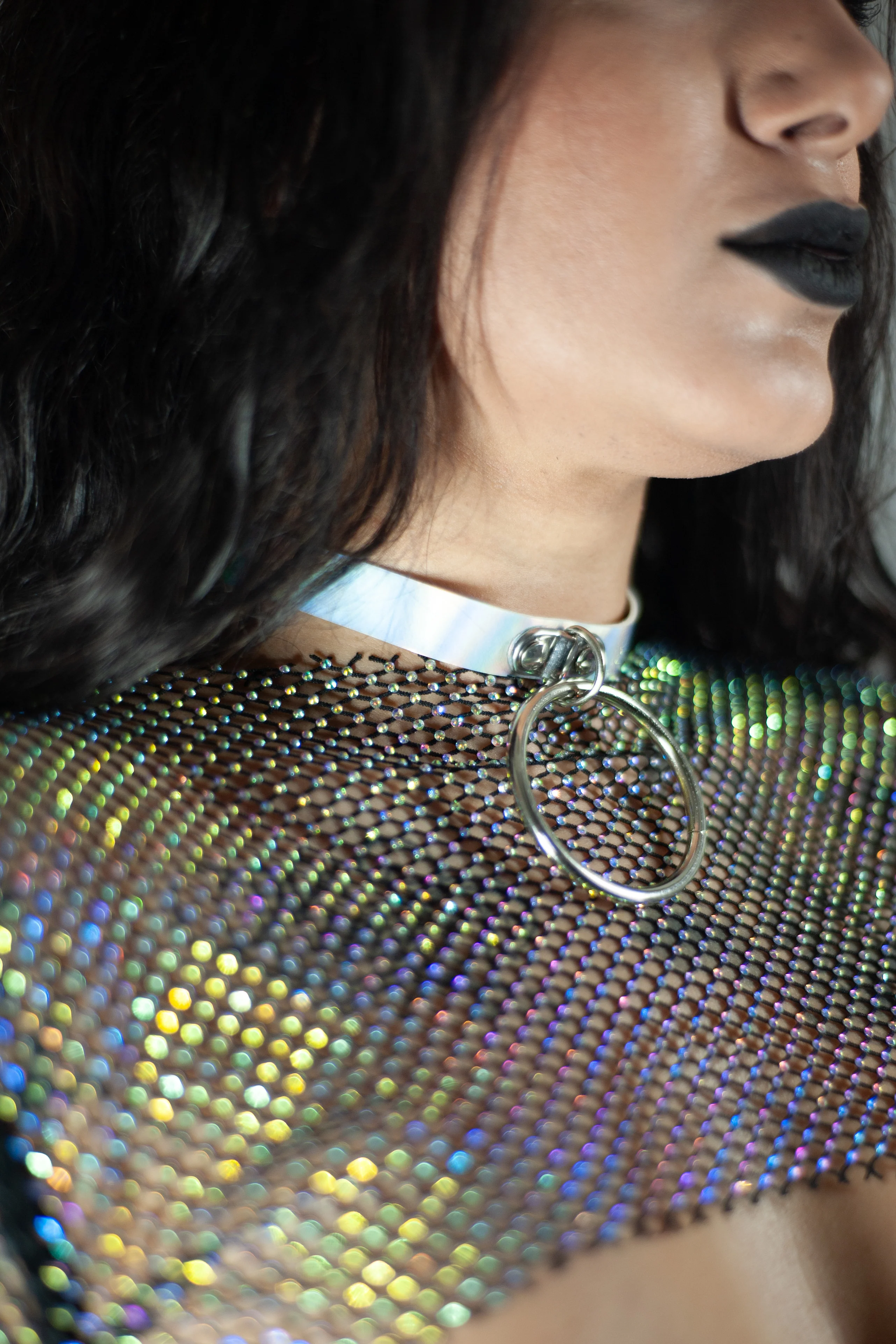 Holographic O-Ring Collar - Image 4