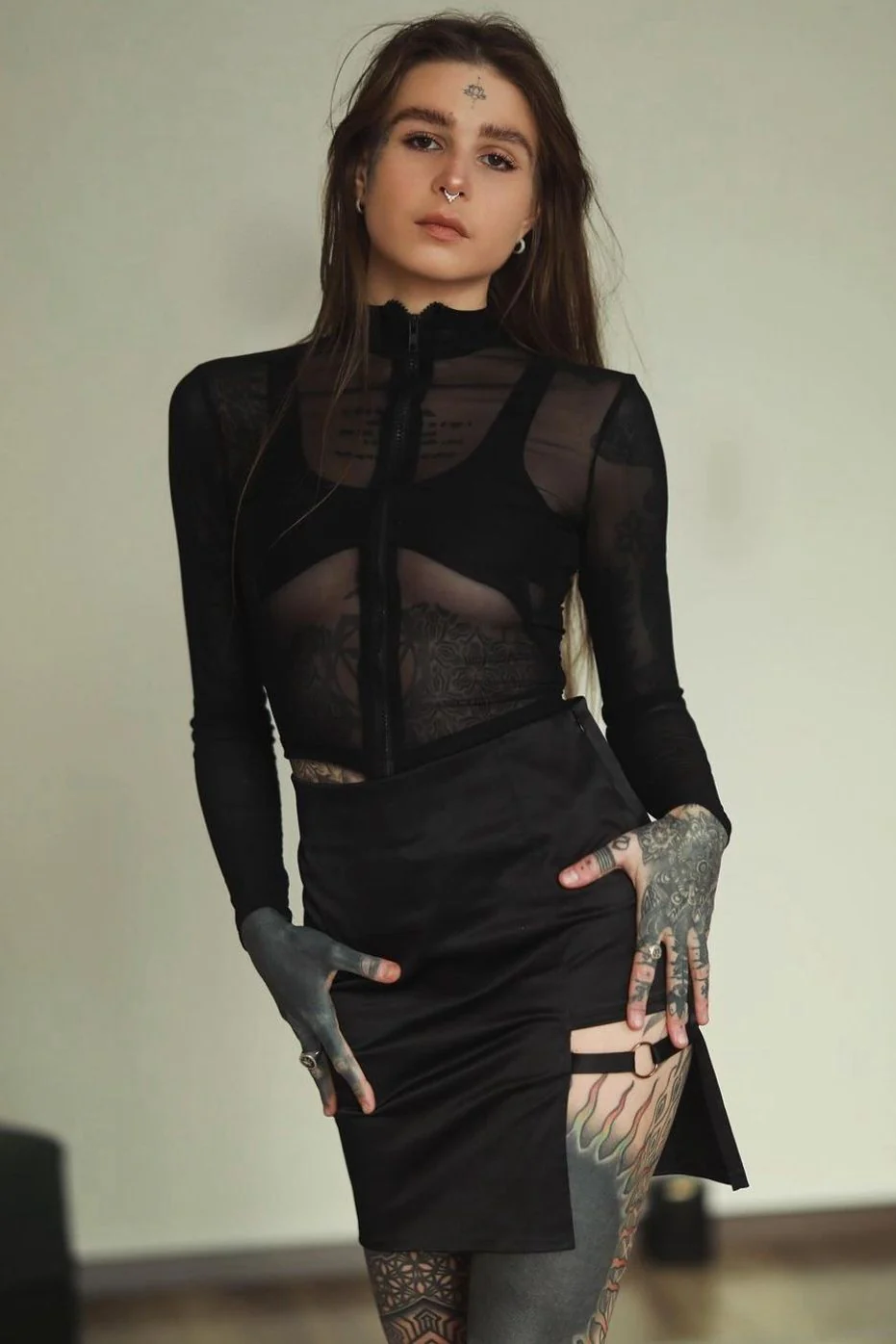 Irregular Mini Skirt - Image 3