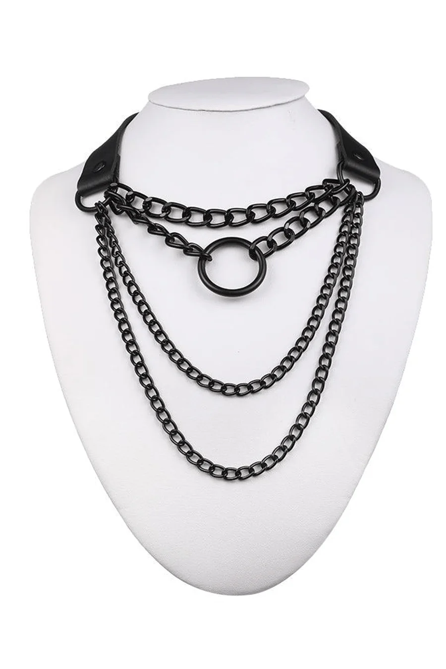 Layered Chain Necklace - Image 3