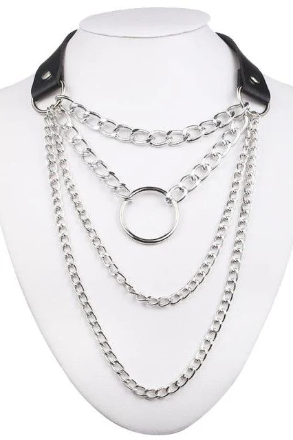 Layered Chain Necklace - Image 7