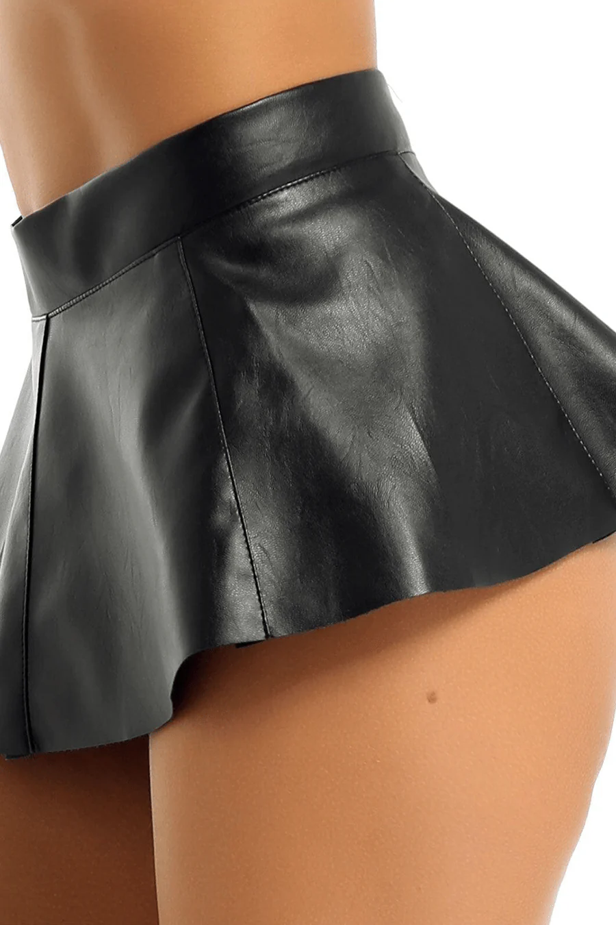 High Waist Front Zipper Skirt - Image 3