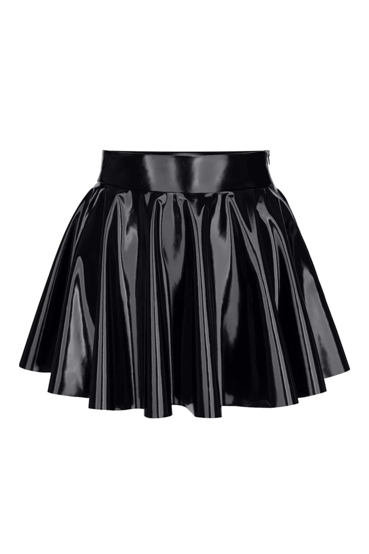 Pleated Vinyl Skirt - Image 6