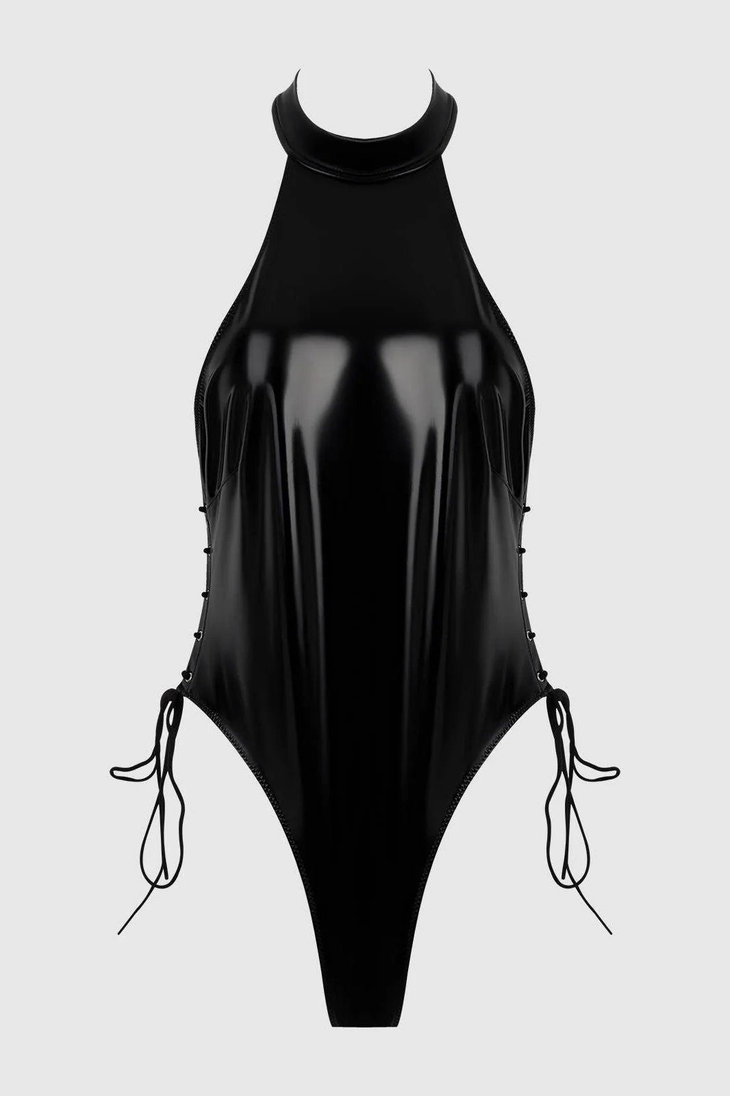 Vinyl Lace-Up Teddy - Image 14